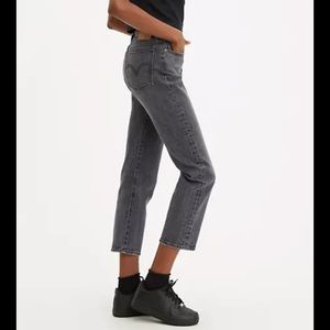 Black Levi wedgie jeans!